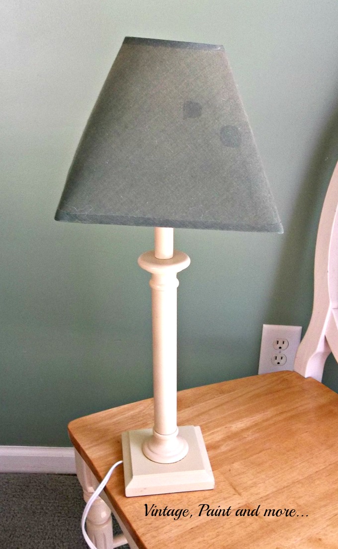 Vintage Paint and more... - thrifted lamp, a simple lamp
