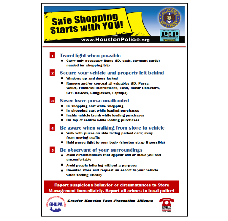 Safe Shopper Tips