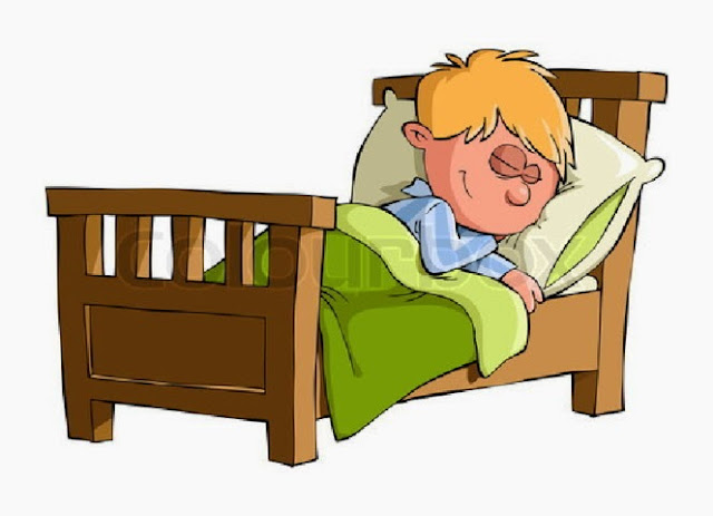 Gambar Kartun Pria Tidur
