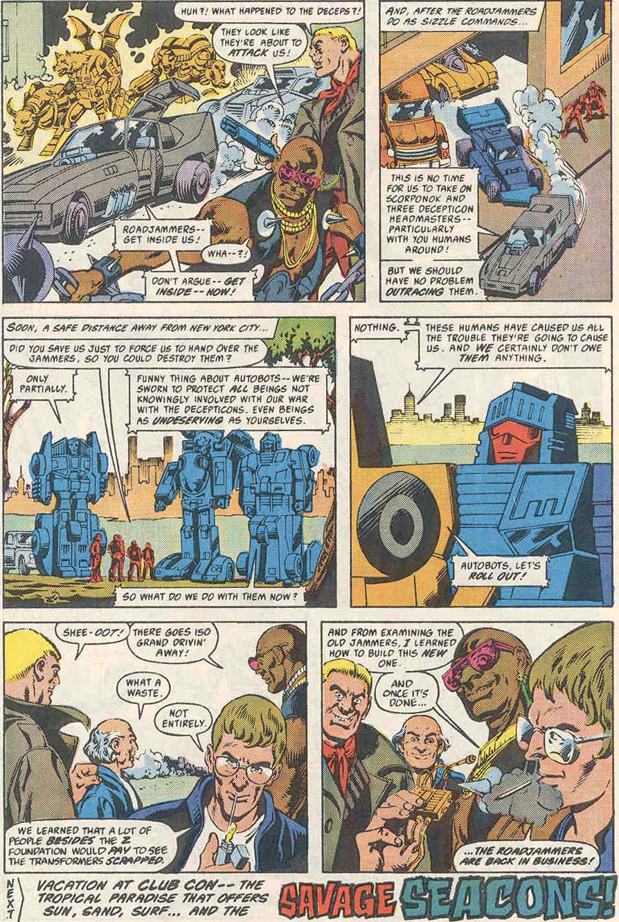Read online The Transformers (1984) comic -  Issue #46 - 23