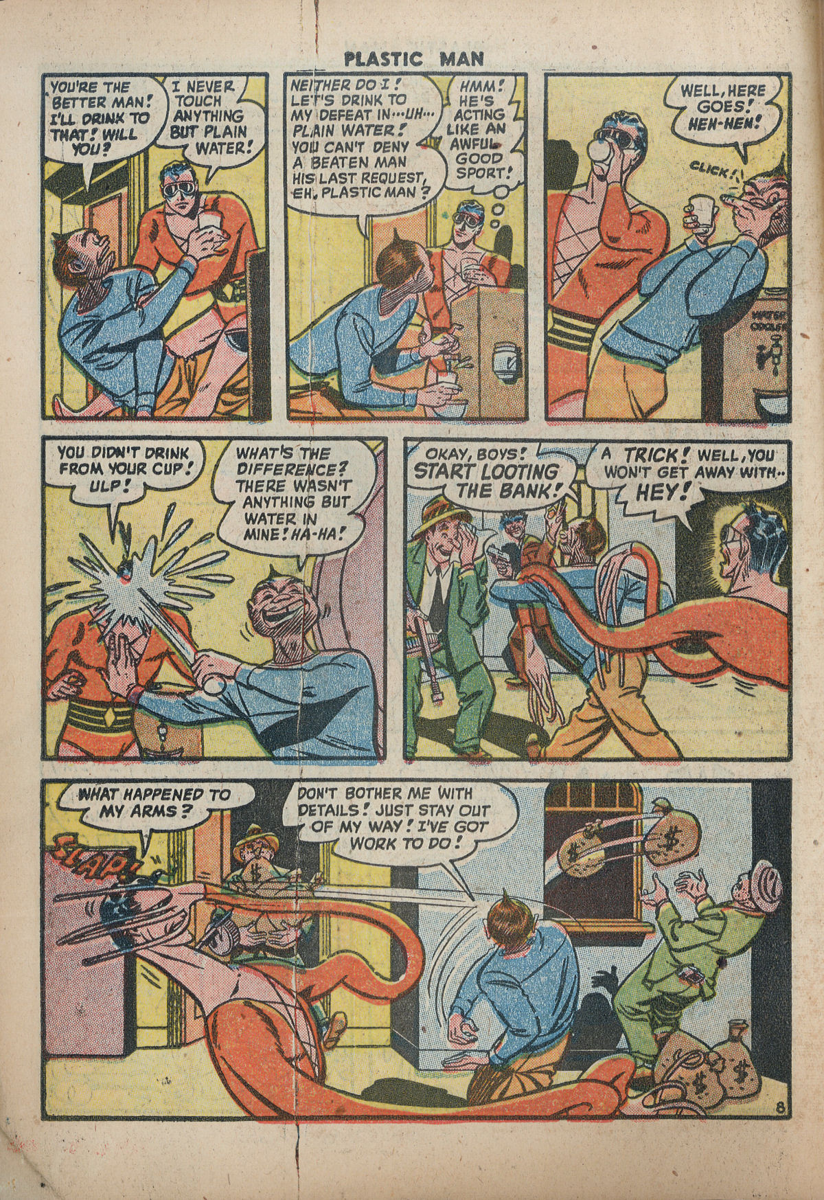 Read online Plastic Man (1943) comic -  Issue #12 - 10