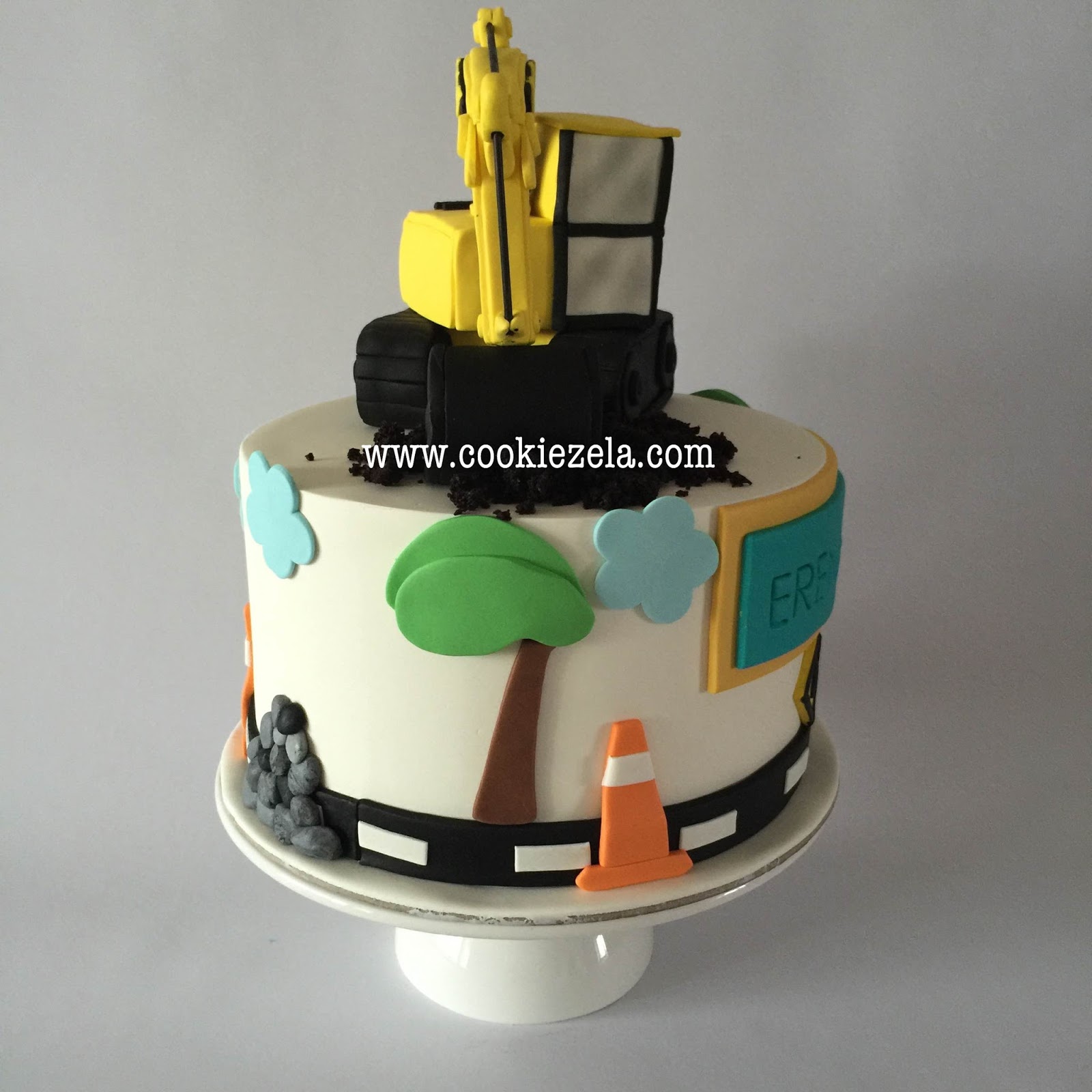 Butik Pasta, Kurabiye ve Cupcake�ler İnşaat temalı pasta ve cakepop lar