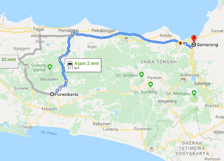 Peta Semarang Purwokerto