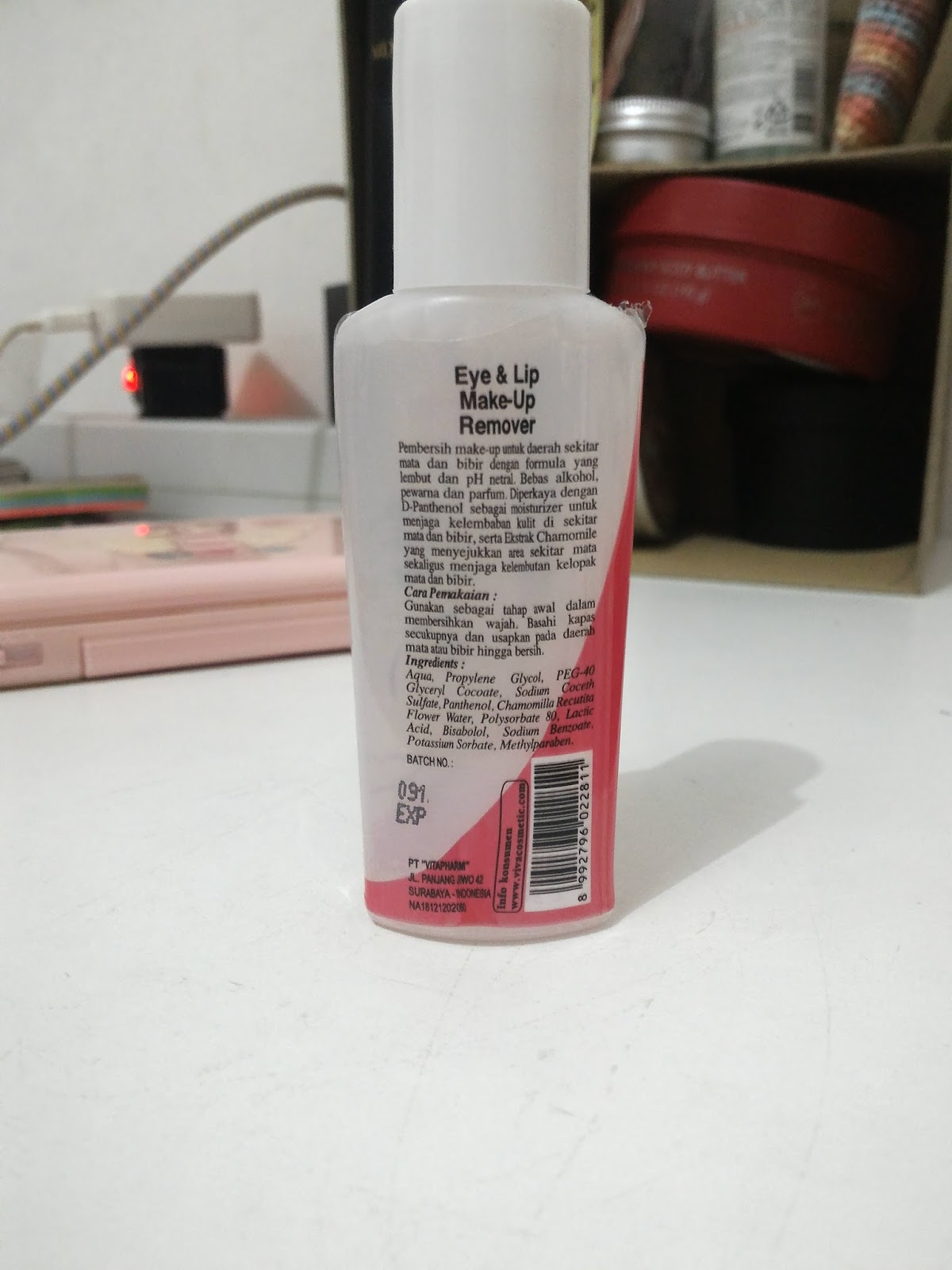 The Joy of Life A Review Viva Lip and Eye Make Up Remover