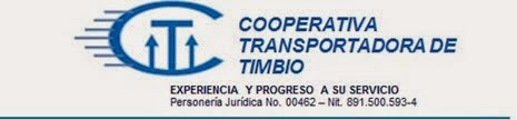 COOPERATIVA TRANSPORTADORA DE TIMBIO
