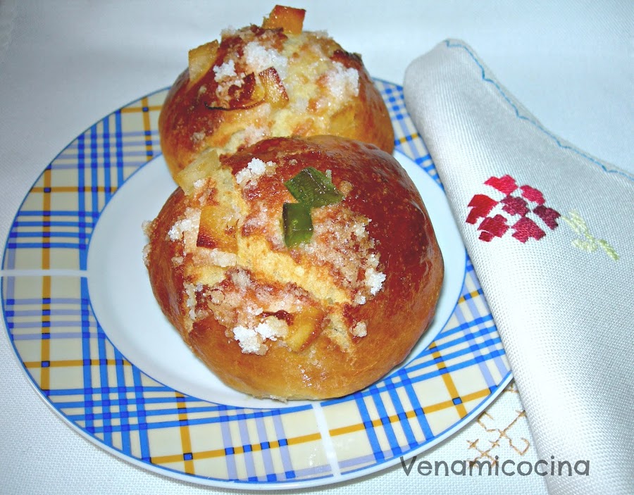 Bollitos de Roscón de Reyes