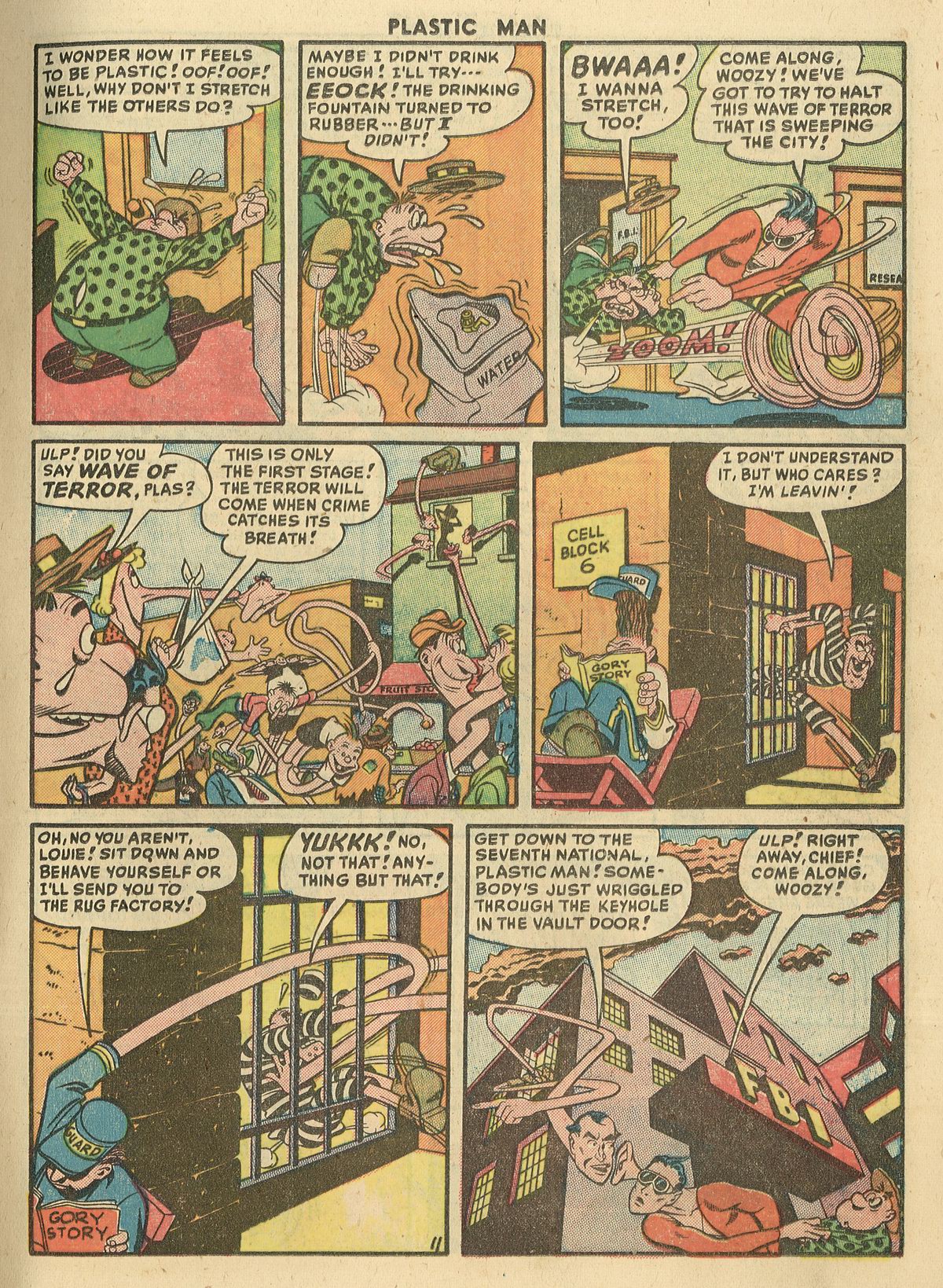 Read online Plastic Man (1943) comic -  Issue #22 - 13