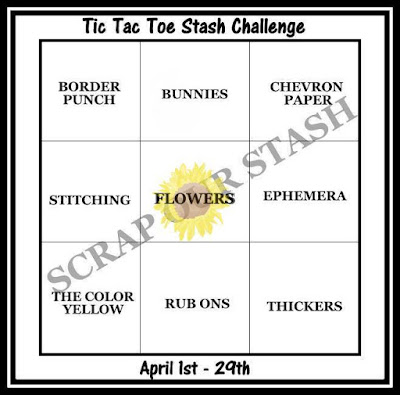 April Tic Tac Toe Stash Challenge