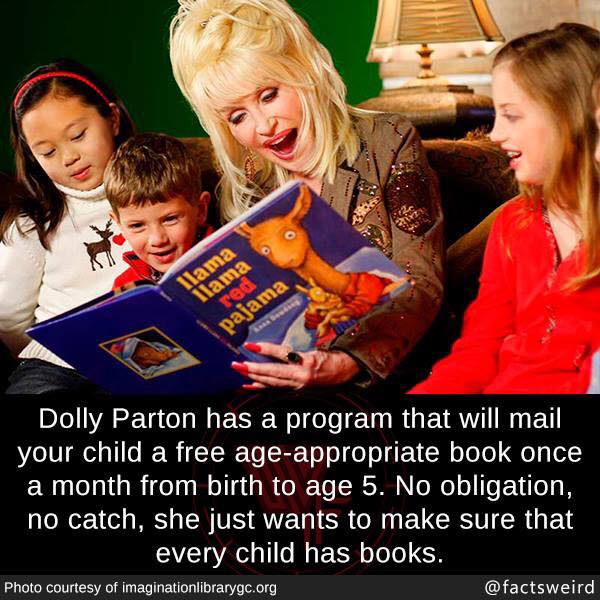 I SAW YOUR NANNY FREE BOOKS FROM DOLLY PARTON!! FREE! YAY DOLLY!