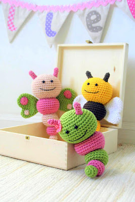 Amigurumi Crochet Butterfly Pattern