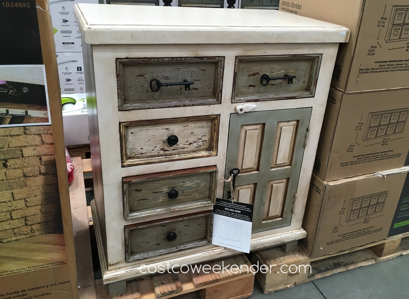 1170 #604E38 Store Your Belongings In The Stylish Hillsdale Furniture Accent pic Costco Doors 47611600