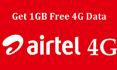 Airtel Free 4G Data Upto 1GB Just by Dialing a Number Airtel Free 4G Data Upto 1GB Just by Dialing a Number