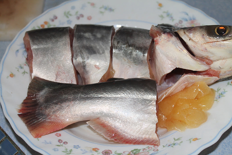 Asam Rebus Tempoyak Ikan Patin Sungai - Azie Kitchen