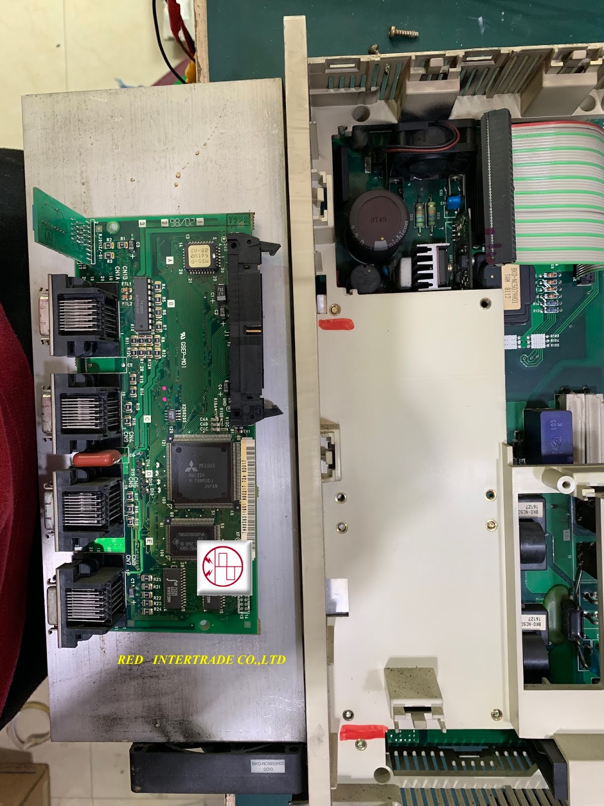 รับซ่อม MDSBSP110 MITSUBISHI SPINDEL DRIVE UNIT เปิดไม่ติด