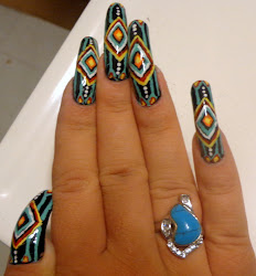 native american nail nails designs patterns inspired indian pattern week nailed nativity colors birth hello gorgeous shape diamond