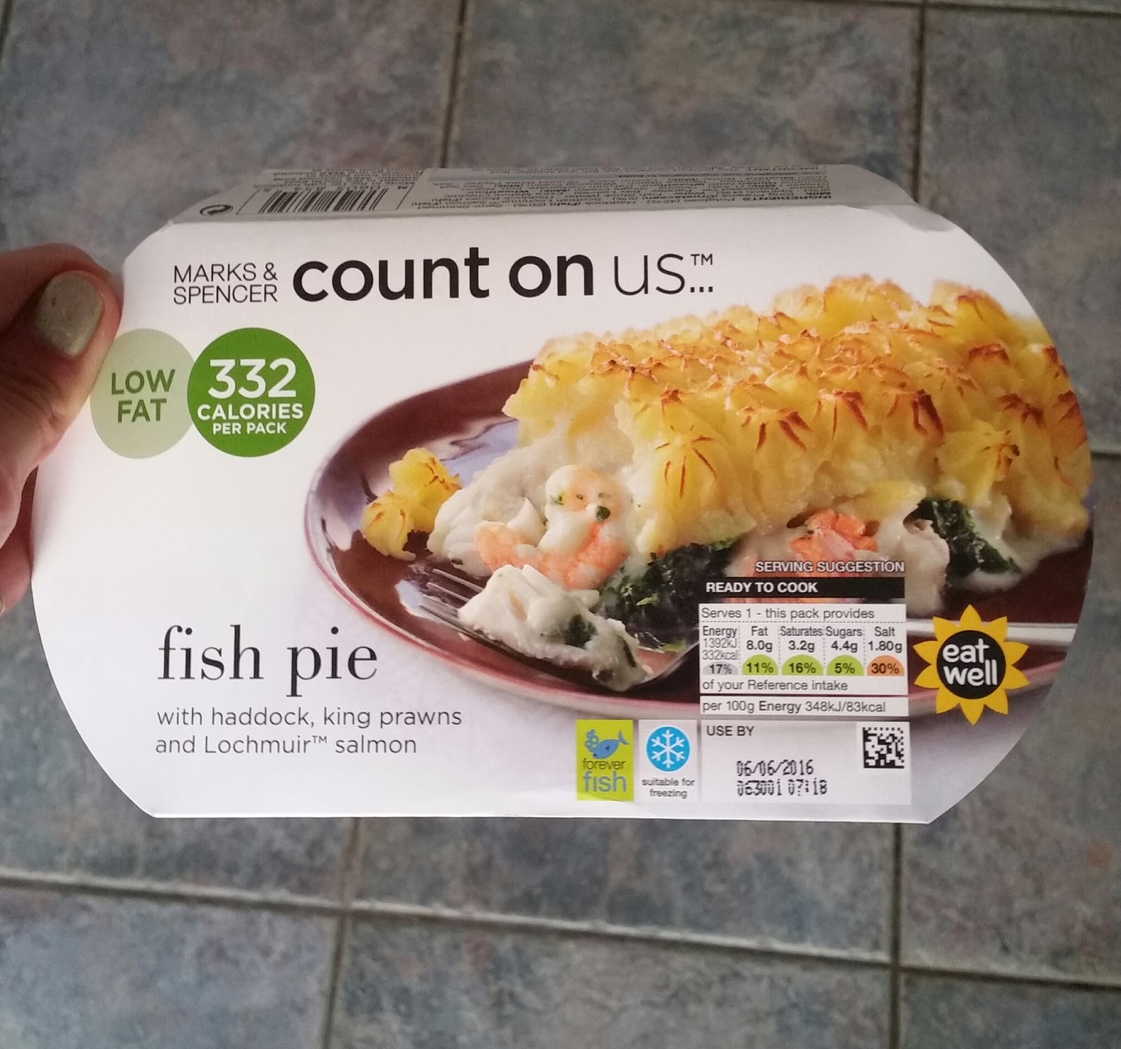 Trust Me Treats Marks & Spencer's Count On Us Fish Pie review