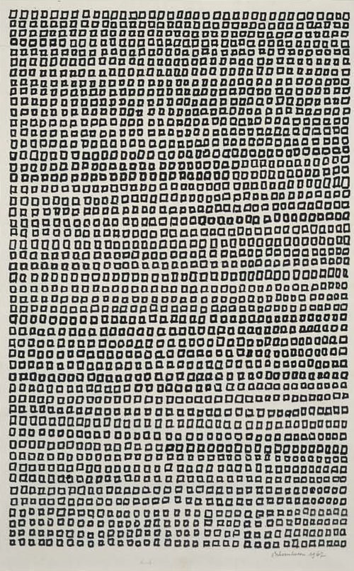 Jan Schoonhoven Untitled, 1967 felt-tip pen on paper 42,6 x 26,8 cm