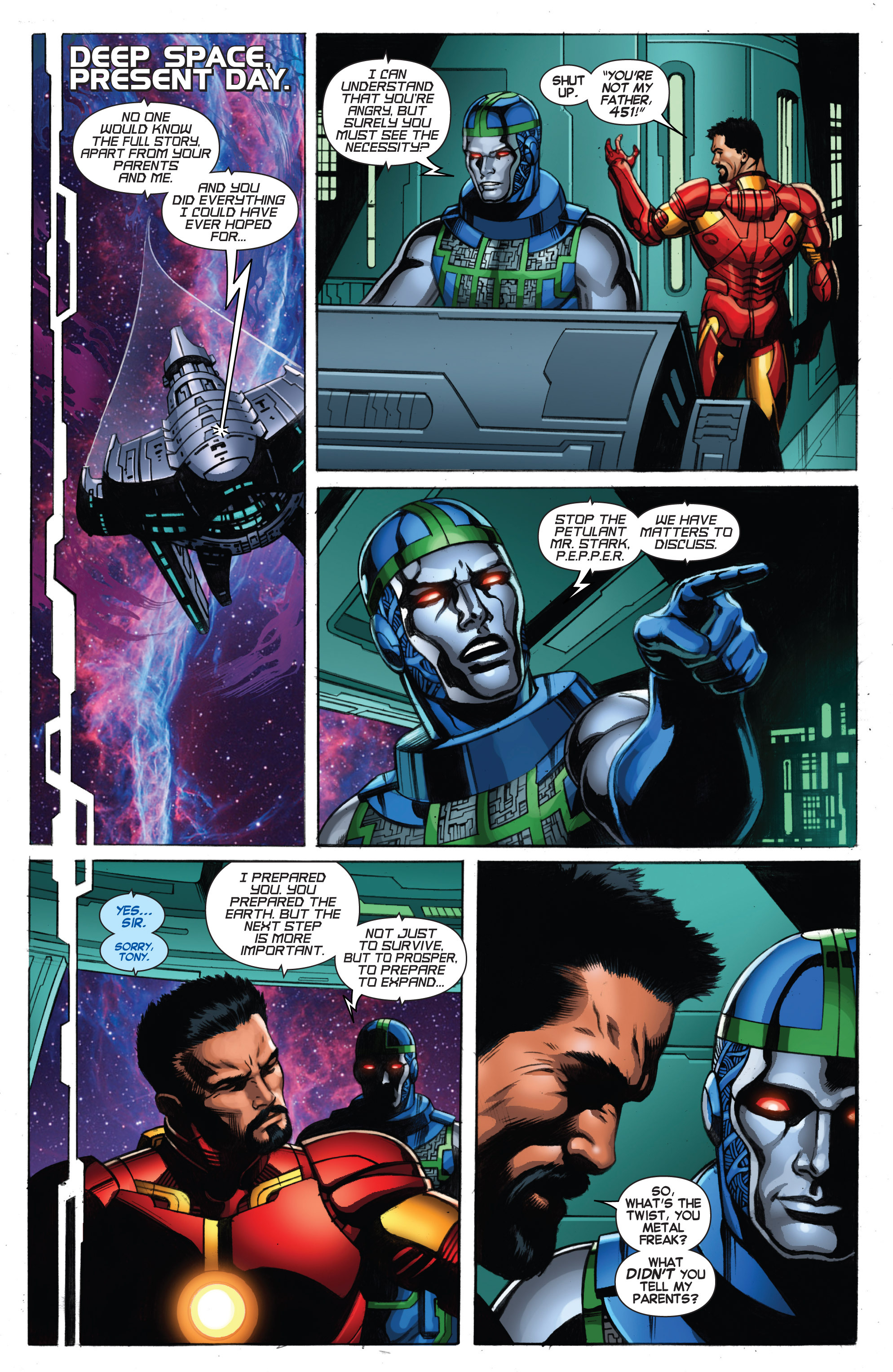 Read online Iron Man (2013) comic -  Issue #12 - 19