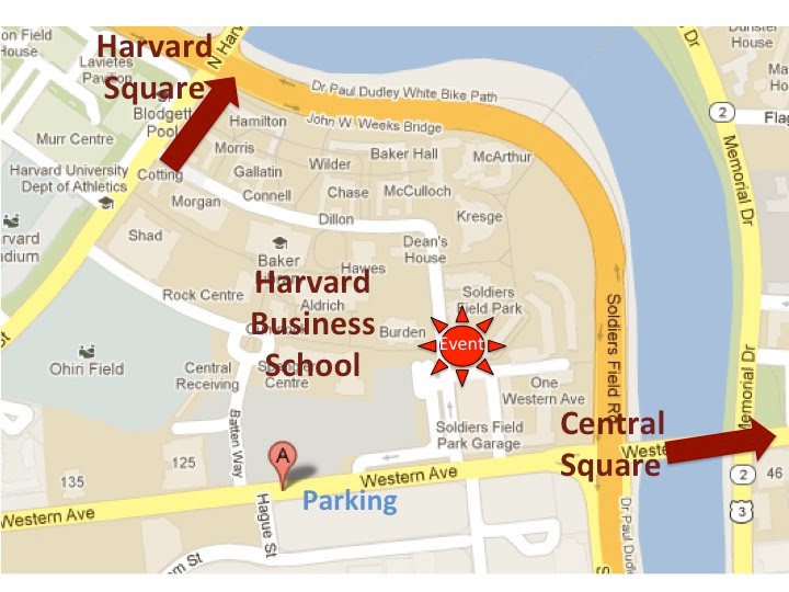 Business Schools Harvard Business School Map