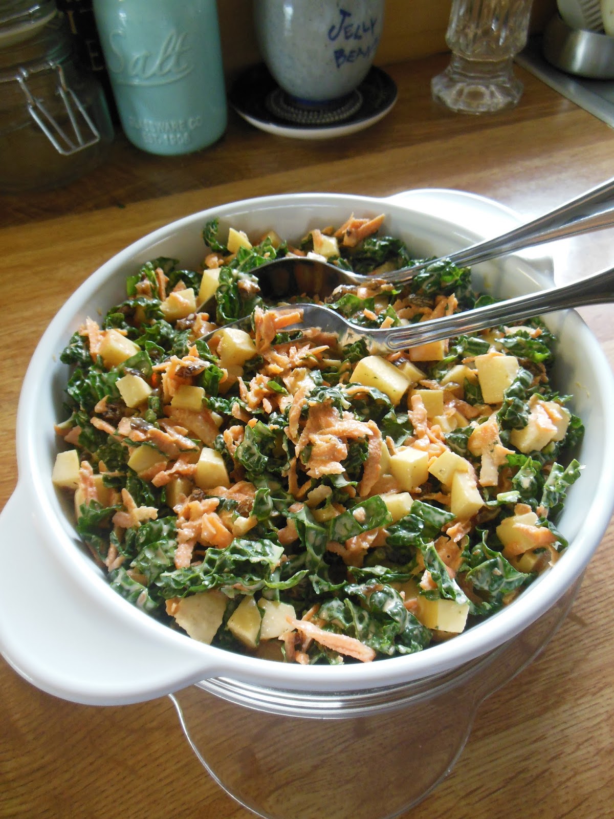 Kale Apple and Carrot Slaw Scratch Made Food! & DIY Homemade Household.