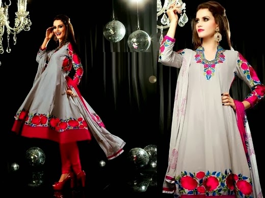 Readymade Anarkali Frocks 2013-2014 | Latest Indian Colorful Embroidered Frocks Collection