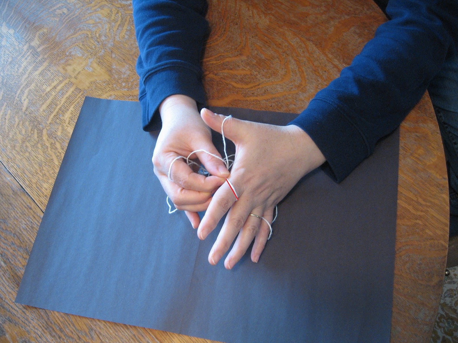 Almost Unschoolers The Eiffel Tower String Trick Step by Step