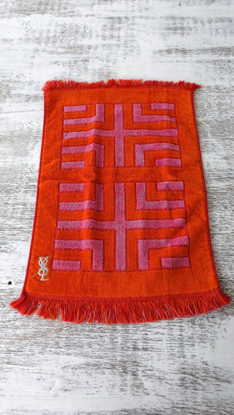 Still Stunning Vintage Resale Retro Vintage Yves Saint Laurent Towels