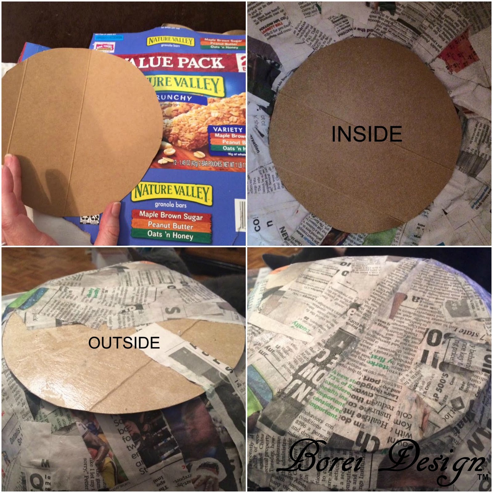 DIY Craft Tutorial How To Make Paper Mache Jack O' Lanterns