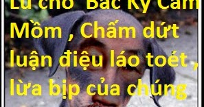 Căm Thù Lũ Súc Vật Bắc Kỳ Chó - Con Hoang Của Tàu Khựa - Gian Ác, Dối