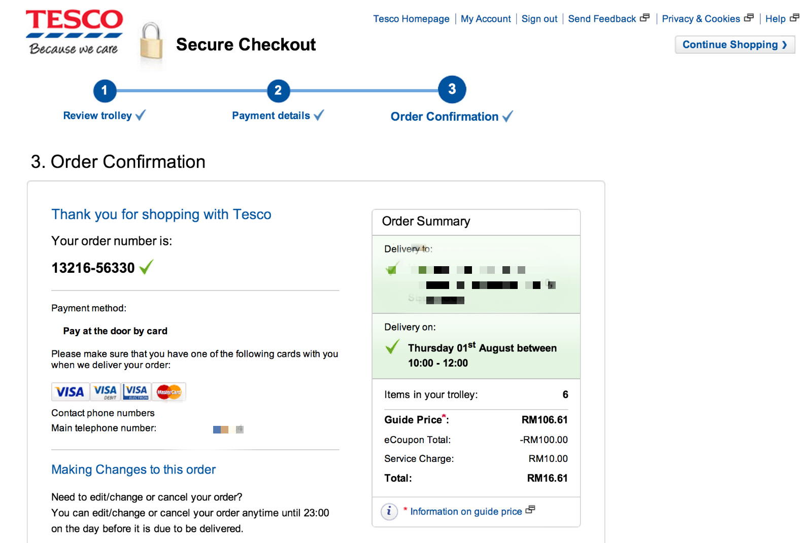 Online Shopping with TESCO Malaysia! carolinemayling