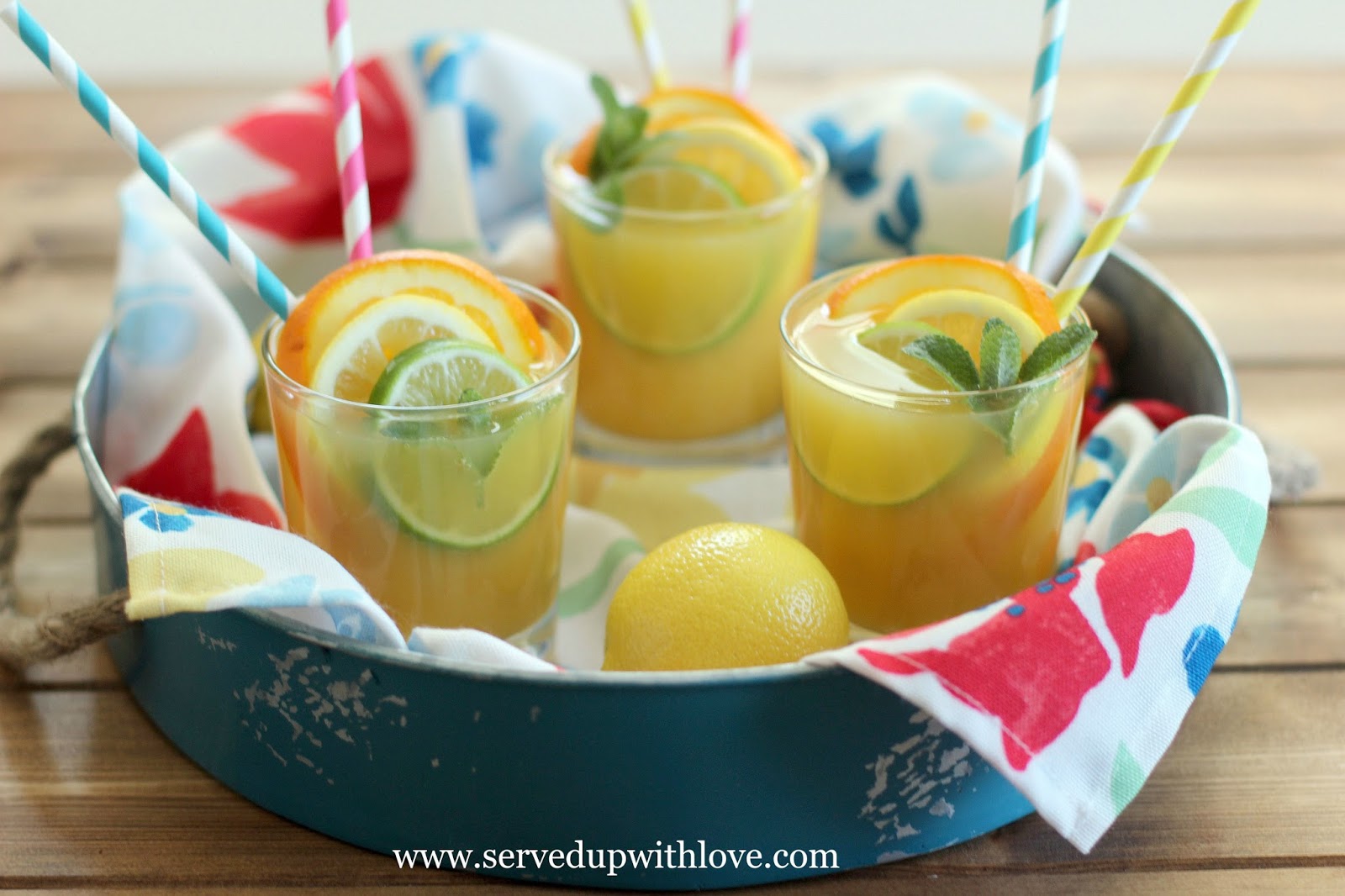Served Up With Love Sunshine Party Punch