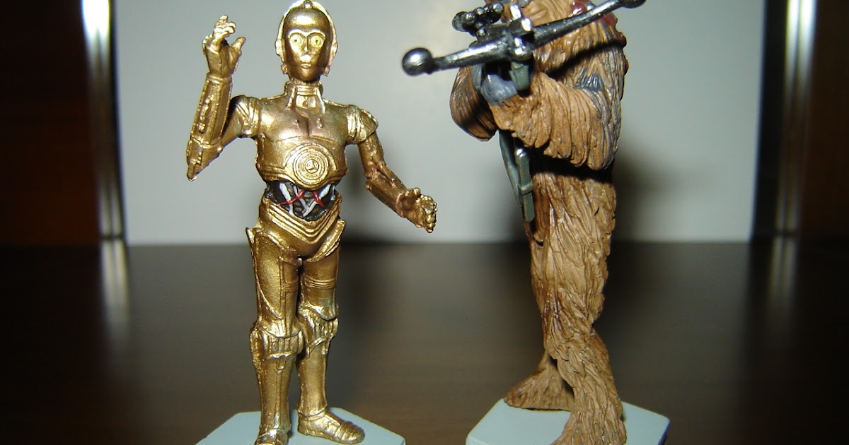 Submundo HQ: Star Wars - Xadrez: FOTOS da Coleção (C3PO + Chewbacca)!!!