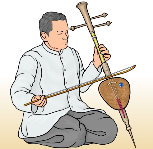 ソー・サム・サイ Saw sam sai タイ王国の弦楽器 เครื่องดนตรีโค้งคำนับ