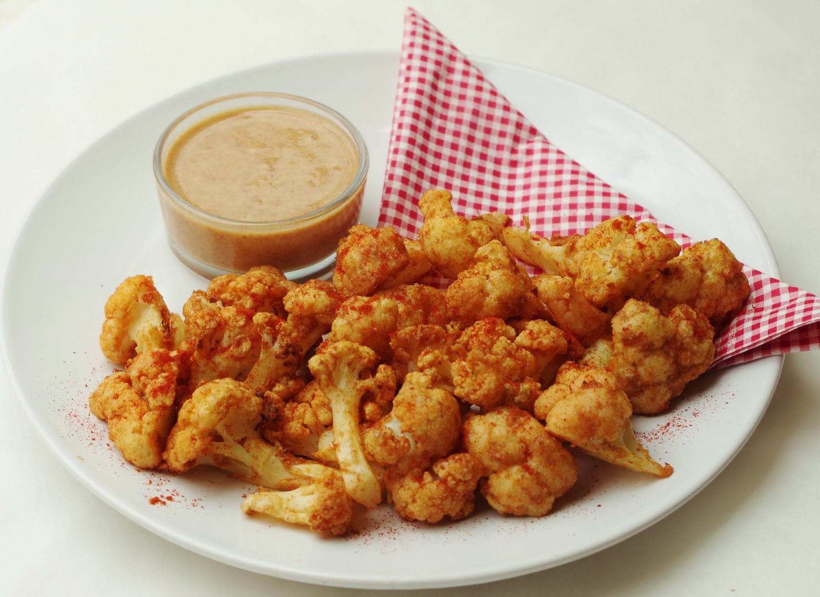 Spicy Cauliflower Bites & Peanut Sauce Euphoric Vegan
