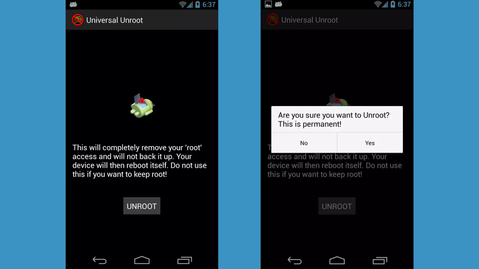 Cum să faci UNROOT pe un telefon sau o tabletă Android GrigDroid.ro