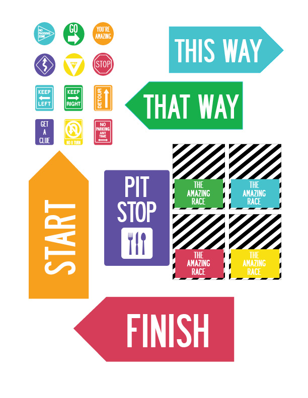 Lily’s Amazing Race 13th Birthday Party (With Free Printables!) – Less ...
