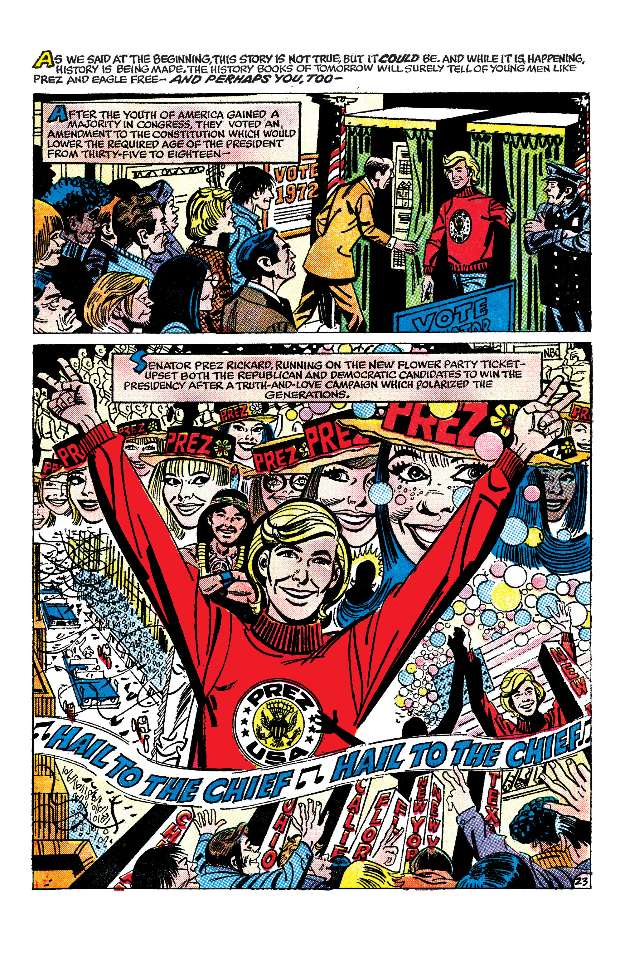 Read online Prez (1973) comic -  Issue #1 - 23