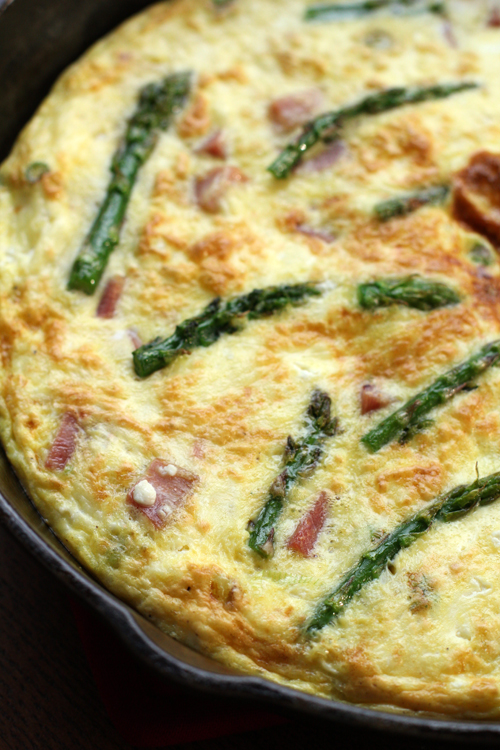 A Less Processed Life What's For Dinner Asparagus, Ham, and Goat