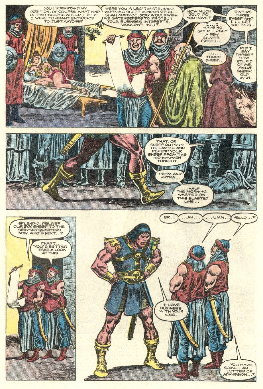 Read online Conan the Barbarian (1970) comic -  Issue #181 - 3