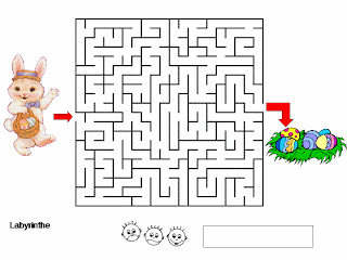 Maternelle: Labyrinthes de Pâques