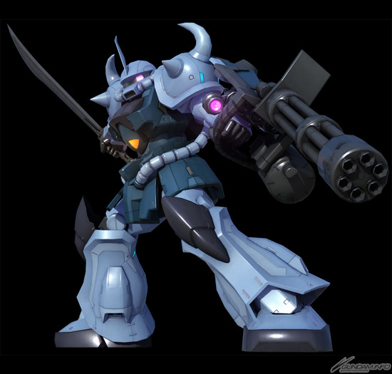 Mobile Suit Gundam Battle Operation Gundam Ez8 and Gouf Custom