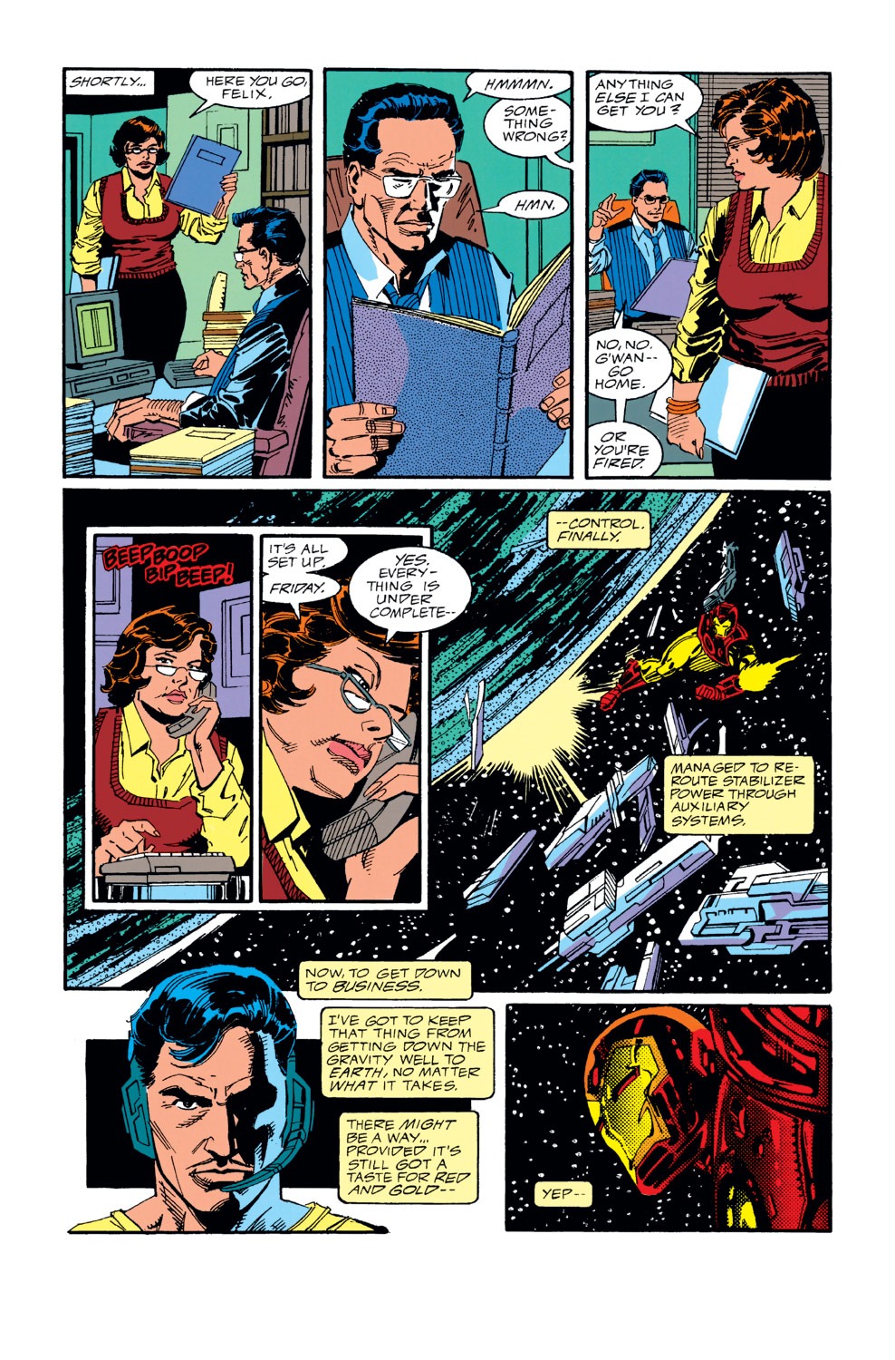 Read online Iron Man (1968) comic -  Issue #295 - 9