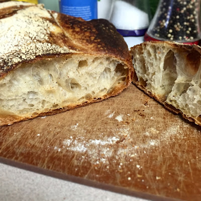 bread made from starter instead of yeast