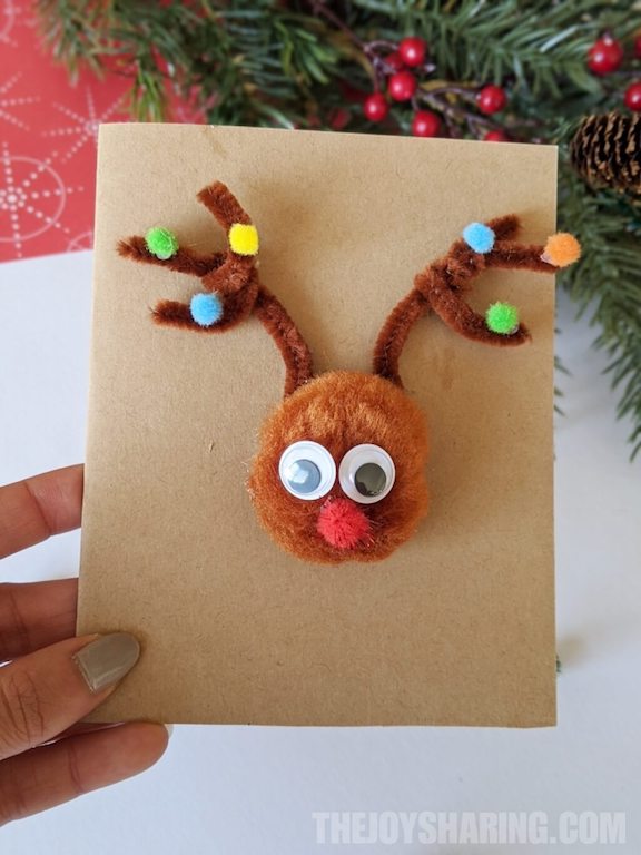 25 Simple Christmas Cards Kids Can Make The Joy of Sharing