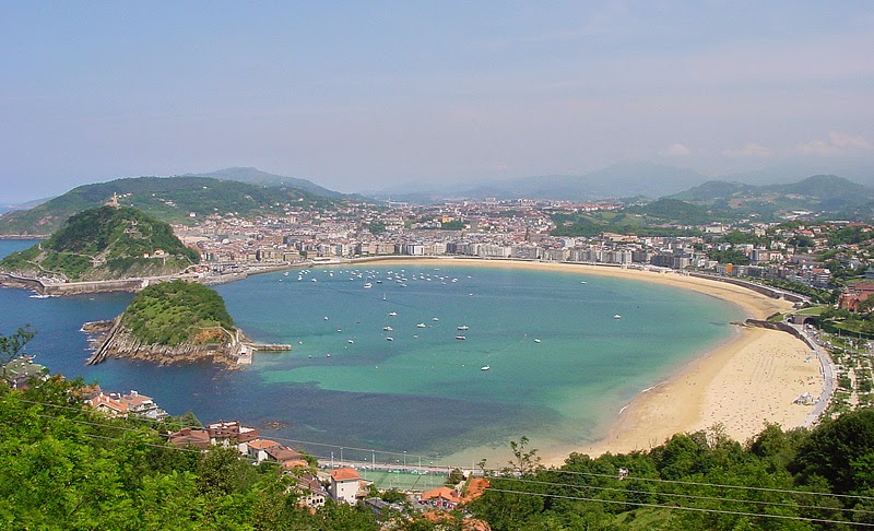 San Sebastián y la Bahía de la Concha