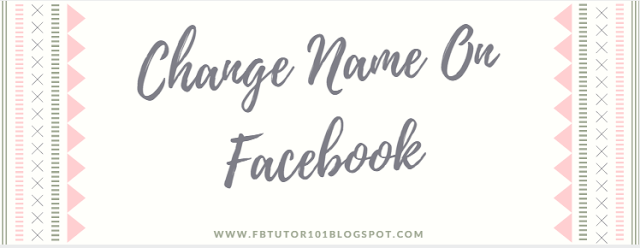 Change FB Username