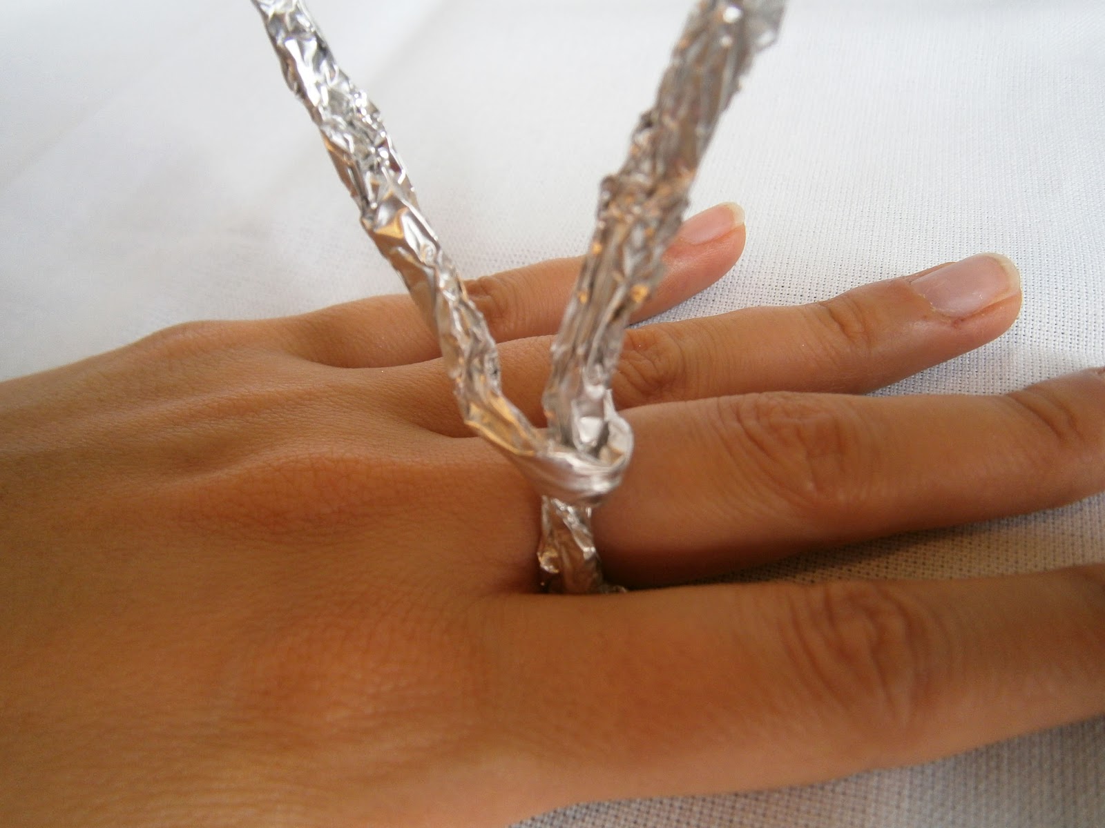 . Tutorial Making an aluminum foil ring