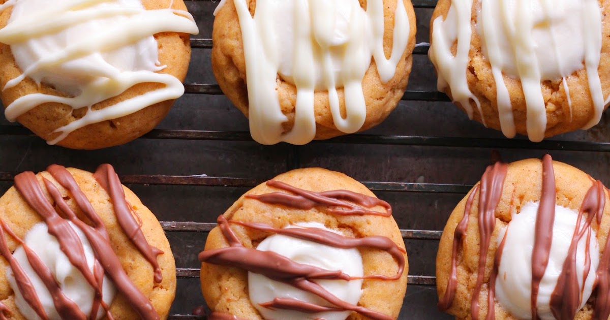 Eat Cake For Dinner Pumpkin Cream Cheese Thumbprint Cookies
