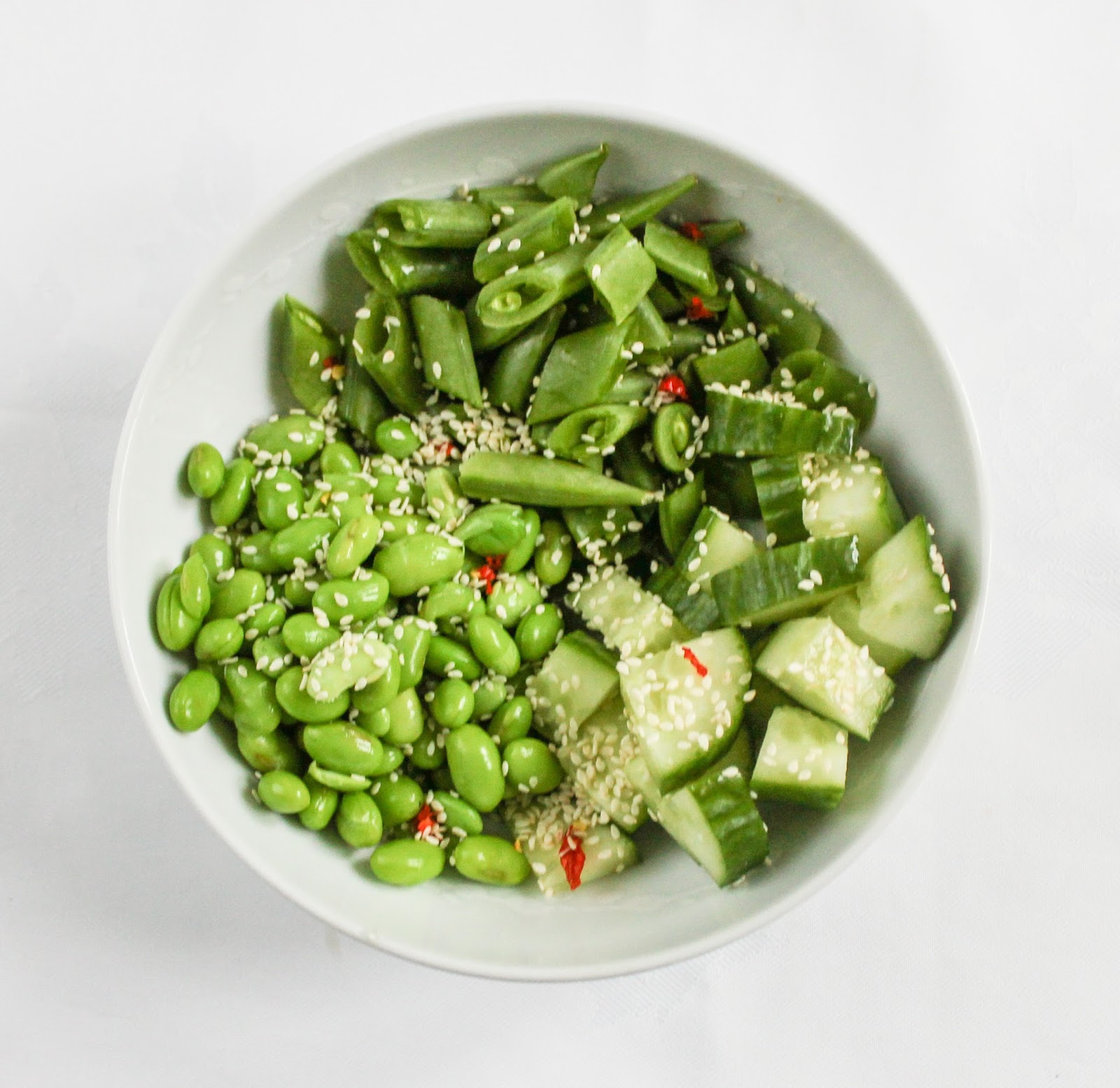 eat like you love yourself Edamame Bean Salad