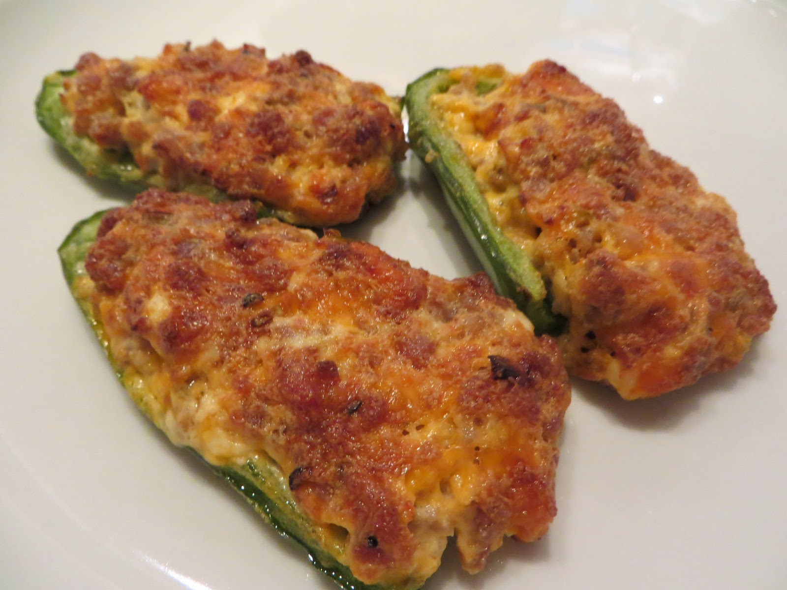 Simply LKJ Super Simple Stuffed Jalapeno Peppers